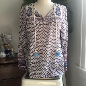 J.Crew Paisley Top